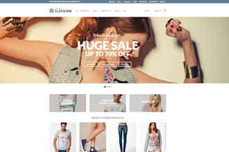 create a wordpress website or web store
