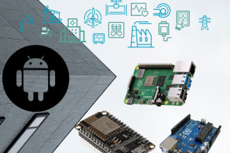 make custom android app for arduino, esp and raspberry pi
