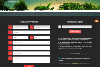 create contact form and action form in wordpress