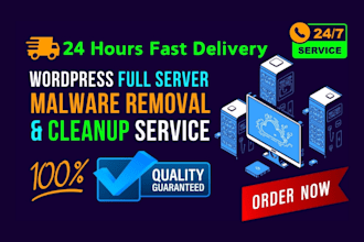 do full server malware removal and cleanup for wordpress