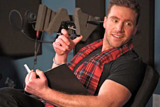 record a professional sounding american voiceover