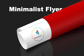 create an elegant logo and flyer for you