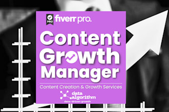 be your content growth manager