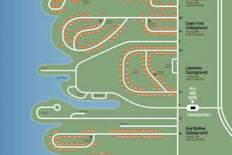 create a customized illustrated map for you