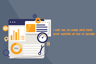 seo on page and rank your website at top of google