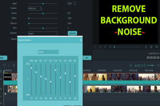 remove background noise from video and audio file