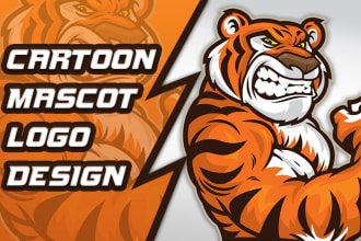 design quirky mascot, character, and cartoon logo