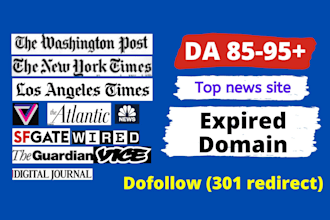 find expired domain with da 90 backlinks