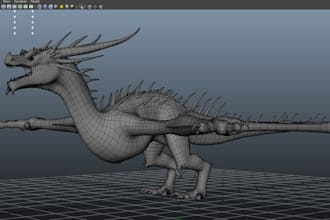 develop realistic detailed 3d model with animation for you