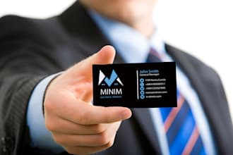 design professional business card and stationary