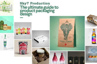 do product packaging design,label design,food pouch,mylar bag and sticker design