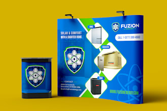 design your tradeshow billboard retractable banner