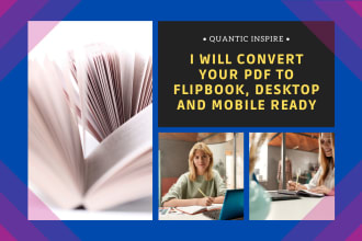 convert your pdf to flipbook, desktop and mobile ready