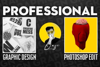 do any graphic design or adobe photoshop editing work