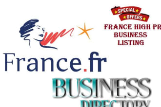 manually submit your website on 31 high da french web directories , france