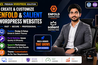 customize or fix your enfold or salient wordpress website
