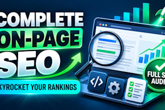 do complete on page and technical SEO optimization