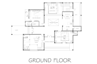 draw your architectural floor plans in autocad, revit