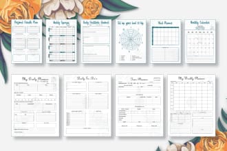 do planner design or journal design or digital planner