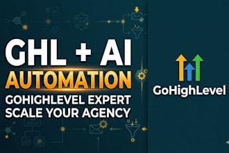 build gohighlevel automation, workflows, and ghl CRM setup, ai development team