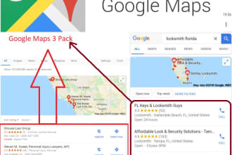 rankup your business on google maps 3 pack