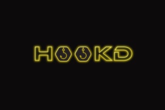 design or replicate your text or logo into neon style