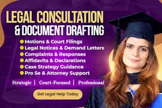 draft motions, oppositions, and legal documents for pro se litigation
