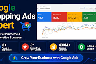 setup and manage google shopping ad campaigns