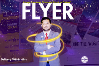 design any kind of company corporate event or festival flyer