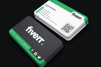 do clean and minimal business card design