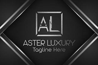 design luxury, clean, clever minimalist logo