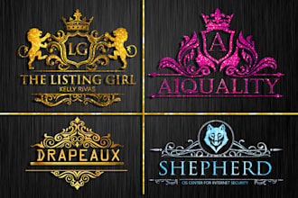 do lion,shield, crest,luxury,heraldic, classy,crown logo