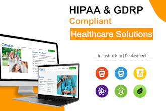 develop hipaa compliant healthcare web and mobile apps