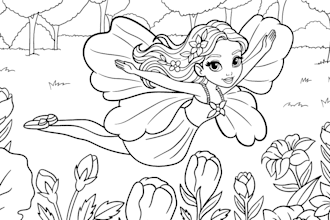 create custom coloring book pages for kids and adults