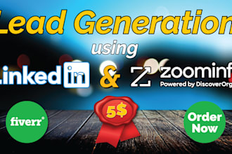 help you to get b2b lead generation work from linkedin