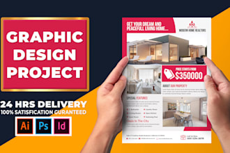 design flyer, postcard, brochure, booklet, catalog, magazine