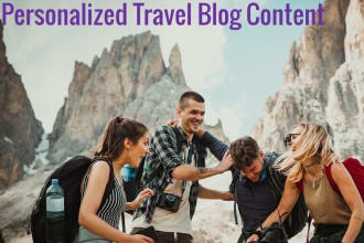 write travel blog and surfer SEO blog post