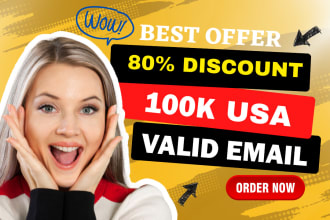 give 100k verified USA emails to skyrocket your business