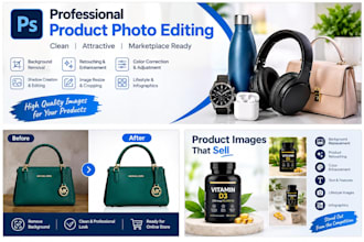 professionally edit amazon product photos in photoshop