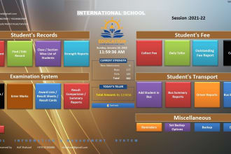 develop school management system