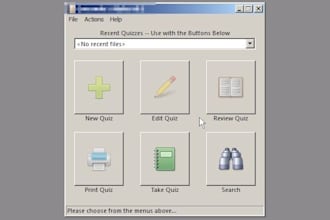 create a dos or windows application for you