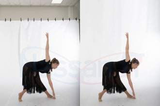 background extend or clean up for image