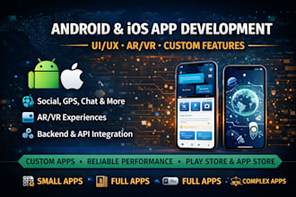 be your app developer for native hybrid android, ios app