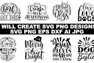 create creative svg cut files designs for etsy and others