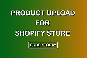 upload product for shopify store