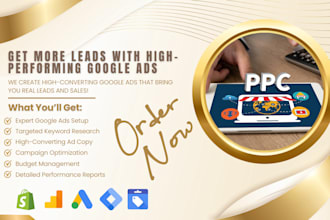 setup, manage your google display ad adwords PPC campaigns