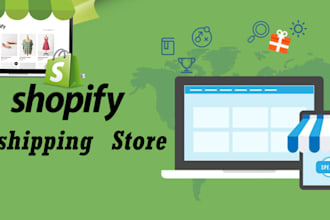 setup your full shopify website