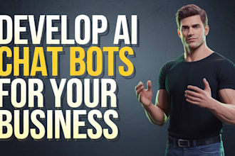 develop ai chatgpt mobile app or website ai saas app ai chatbot ai software