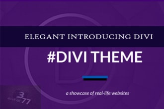 design wordpress website using divi theme
