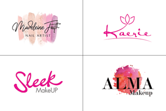 design cosmetic, makeup, beauty or salon logo